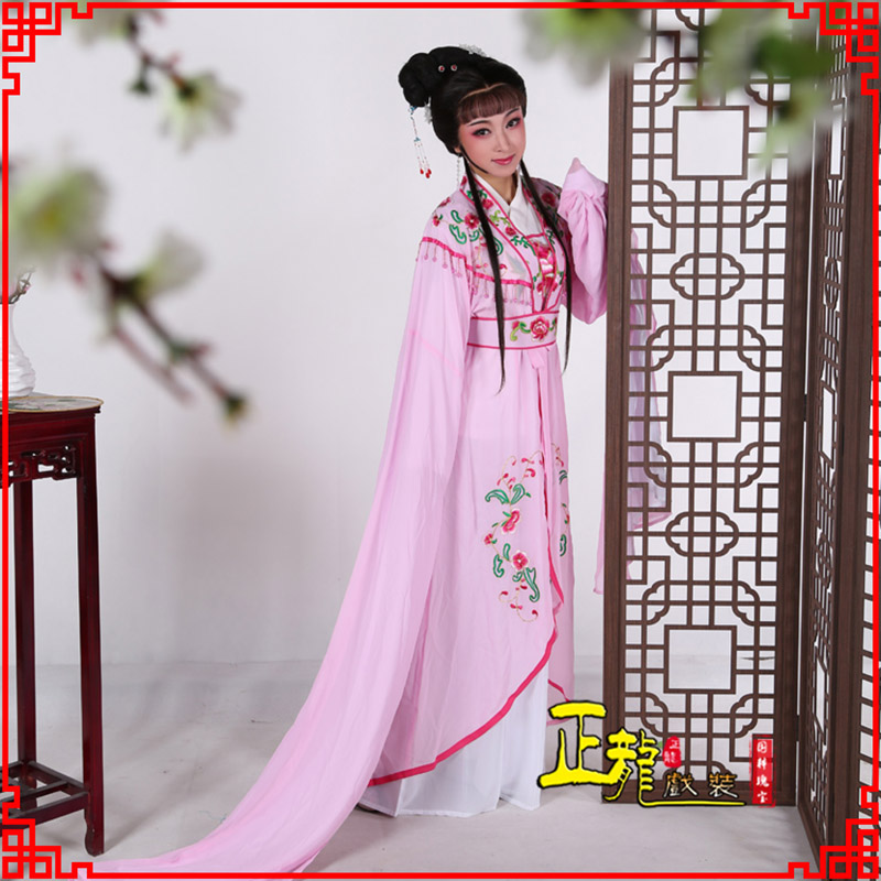 鄂托克前旗花旦黄梅戏服古装戏服水袖戏剧假云肩长披