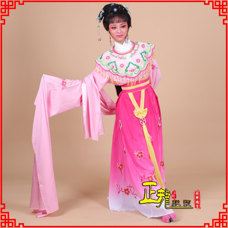 鄂托克前旗水袖青衣练功花旦服 梅花古装衣