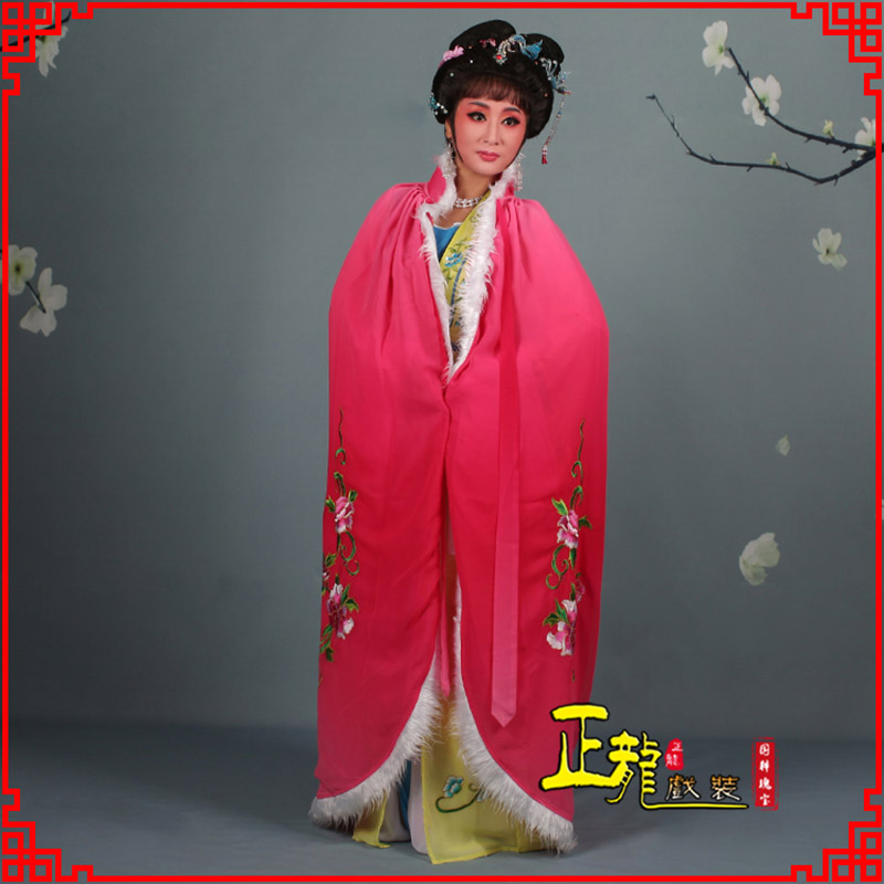 鄂托克前旗小花旦绣花斗篷 花旦披风
