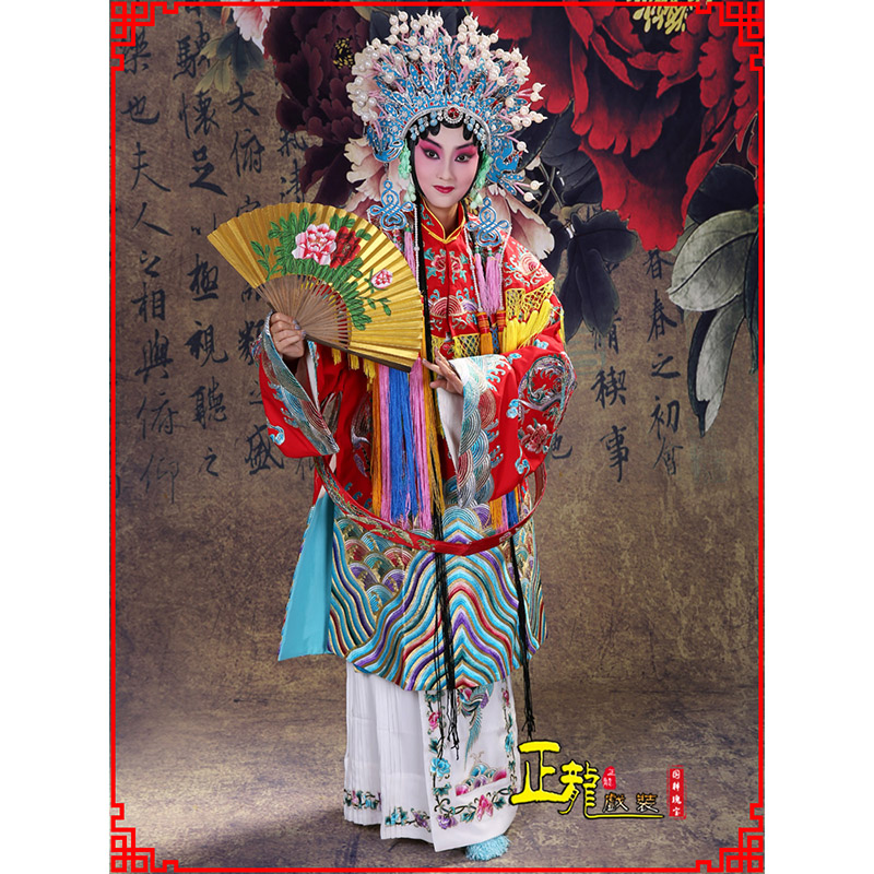 鄂托克前旗凤袍杨贵妃贵妃醉酒 软绉团凤女蟒