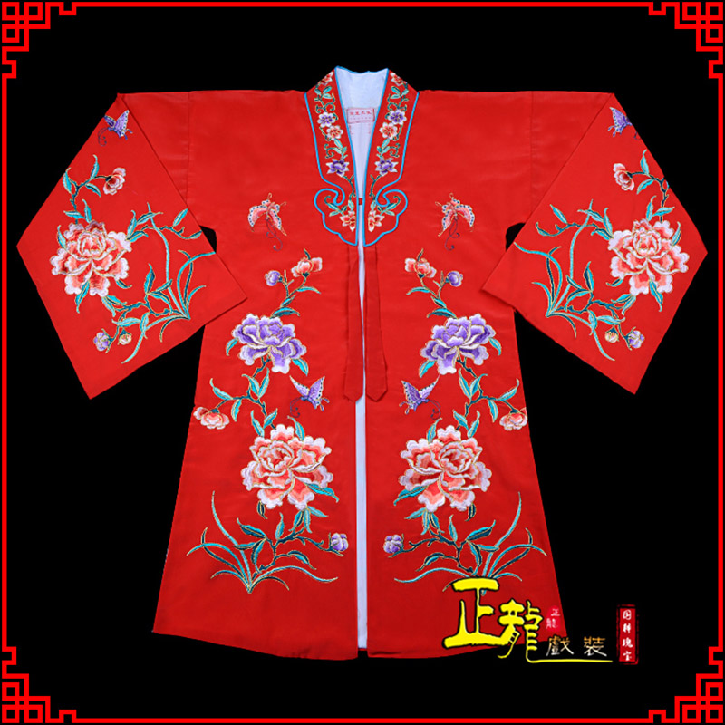 鄂托克前旗青衣花旦戏服 好绉小叶牡丹女披