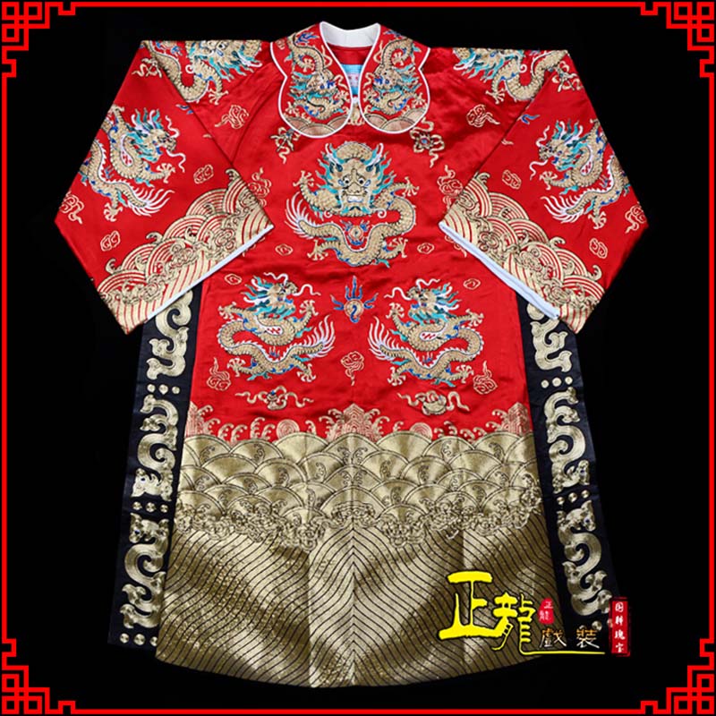 鄂托克前旗皇帝蟒袍全金八宝团龙蟒