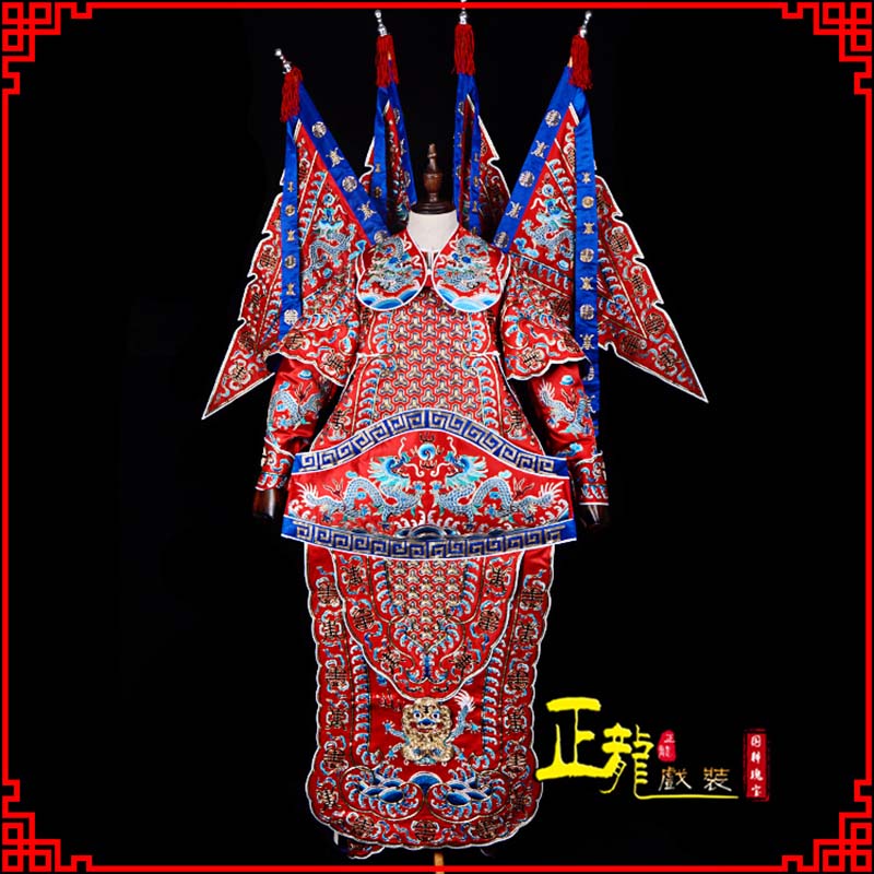 鄂托克前旗武生戏服戏曲武将靠